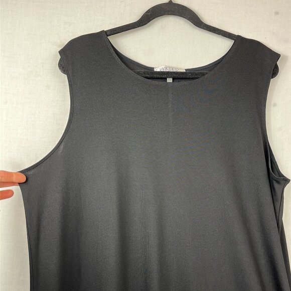 Kasper Sleeveless Midi A-line Dress Pockets Women‎ 2X Plus Size Professional - Picture 2 of 11
